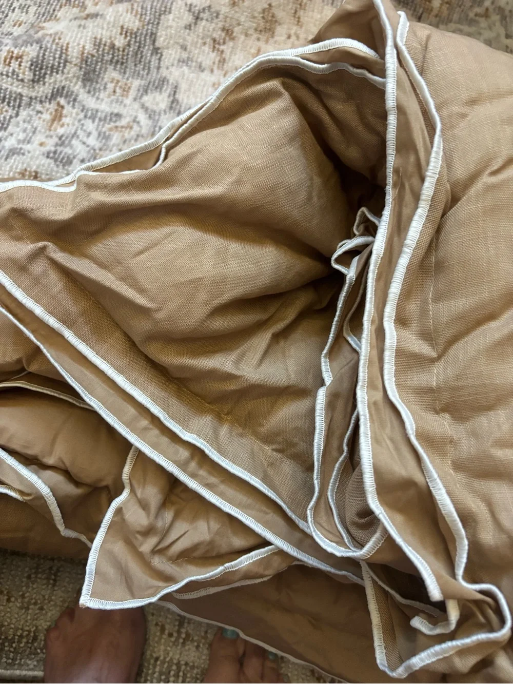 Threshold x Studio McGee Queen Camel 100% Cotton Comforter & Sham Set